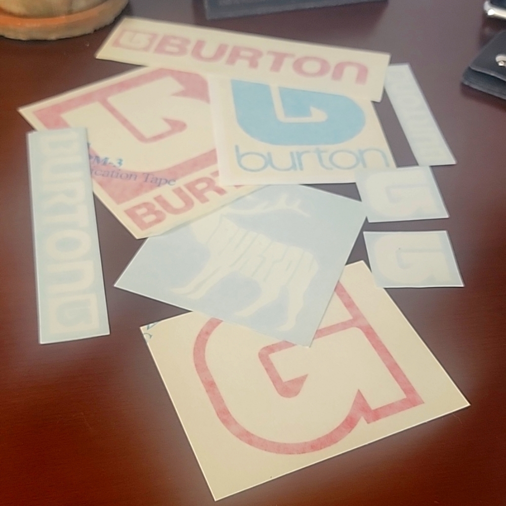 Burton SNOWBOARD Decals